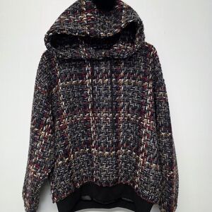 Meysikin Multicolor Tweed Pullover  Hoodie